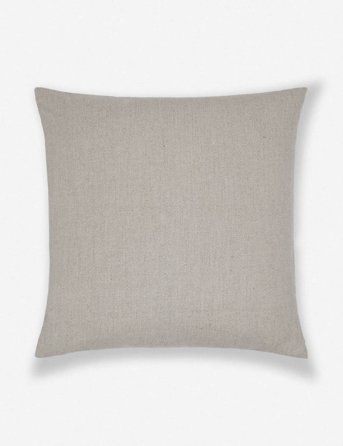 #size::20--x-20- | Rear view of the Tamra blue and pink square pillow with floral patterns