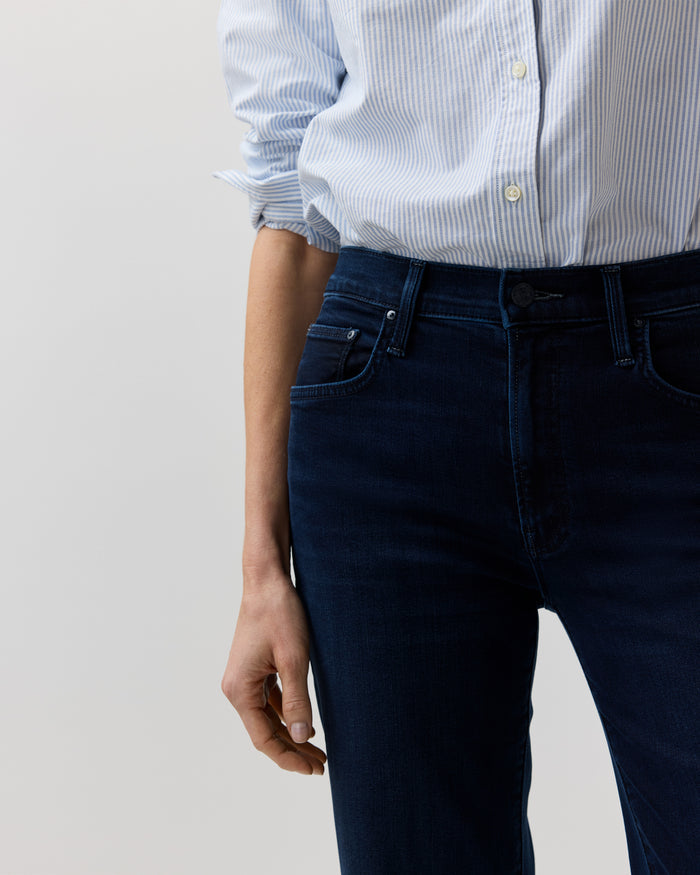 The Mid Rise Rambler Zip Ankle Jean in Chip On My Shoulder