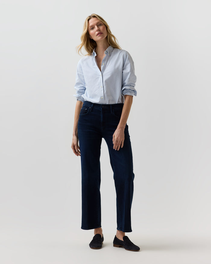 The Mid Rise Rambler Zip Ankle Jean in Chip On My Shoulder