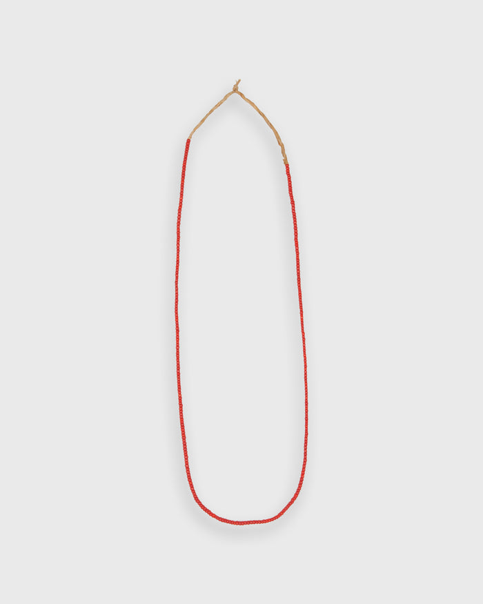 Tiny African Beads in Tomato Red