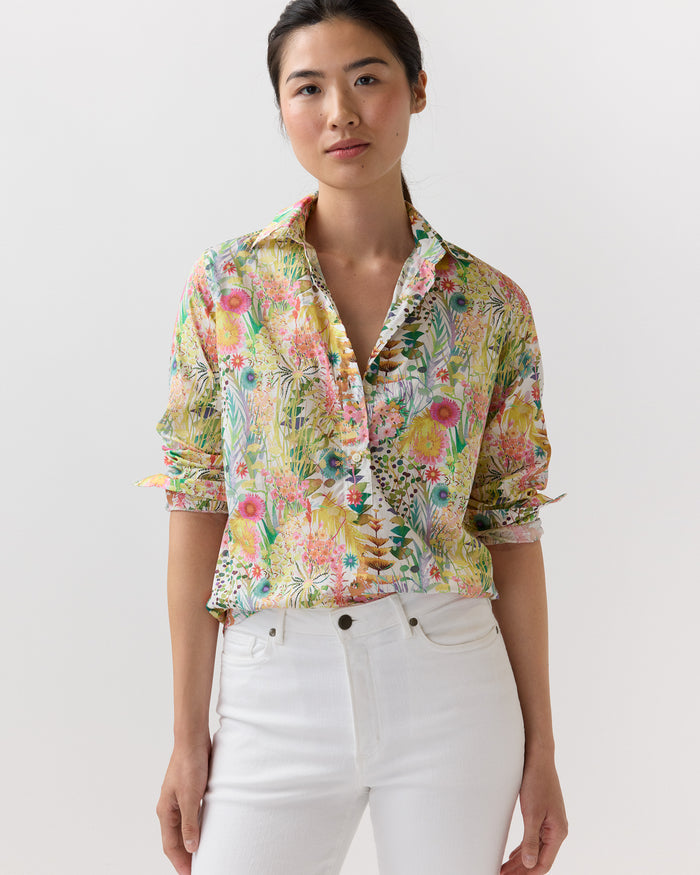 Tomboy Popover Shirt in Multi Tresco Liberty Fabric
