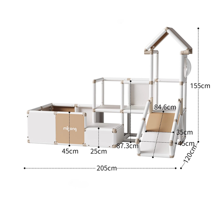Toy Baby Slide/ Climbing Structures for Kids & Toddlers- All-in-One/Kids Construction Kits