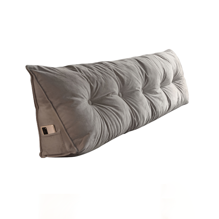 Triangular Headboard Pillow/Reading Pillow/Large Bolster Positioning Support Wedge Pillow for Daybed
