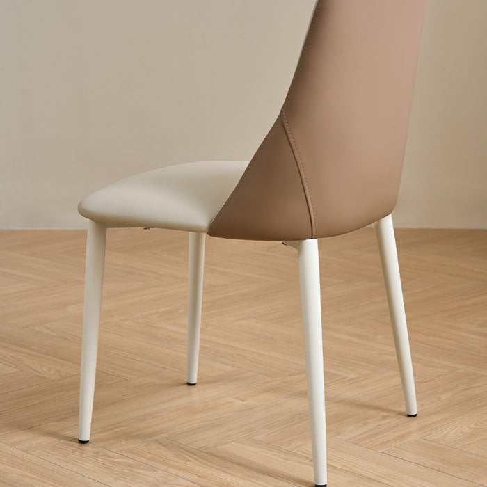 Truax 45cm Armless Carbon Steel Frame Dining Chair with Upholstered Seat Cushion For Home