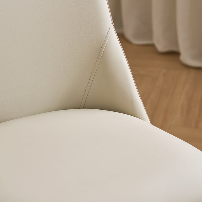 Truax 45cm Armless Carbon Steel Frame Dining Chair with Upholstered Seat Cushion For Home