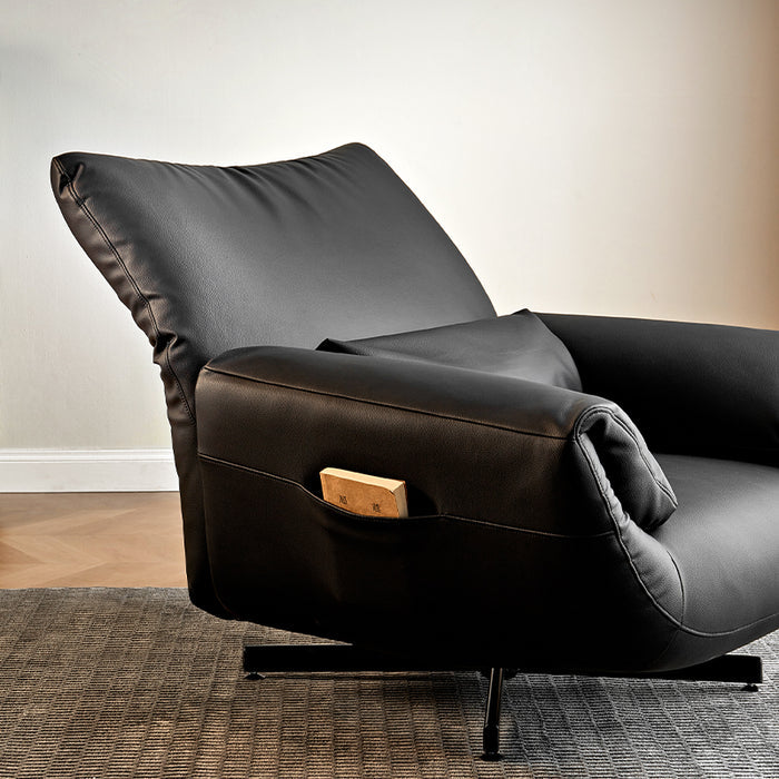Vera Single Sofa Lazy Sofa Chair/Footrest 360-degree Swivel & Adjustable Backrest