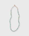 Very Small African Beads in Green Multi