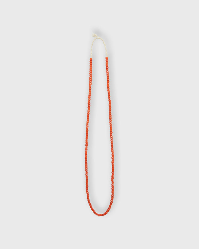 Very Small African Beads in Orange