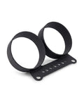 Viking Dual Motorcycle Gauge Mounting Kit Matte Black Main View