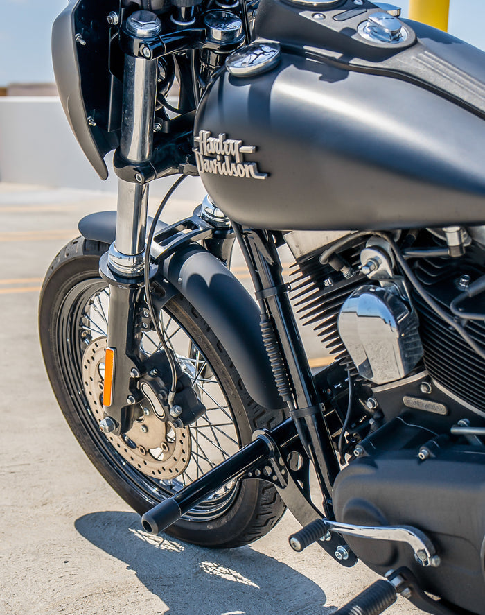 Viking Grimsteel Crash Bar/ Engine Guard for Harley Dyna Wide Glide FXDWG/I Gloss Black Life Style 2