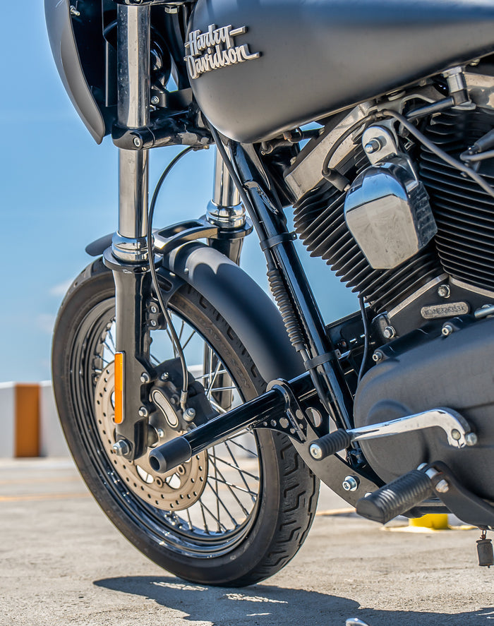 Viking Grimsteel Crash Bar/ Engine Guard for Harley Dyna Wide Glide FXDWG/I Gloss Black Life Style 3