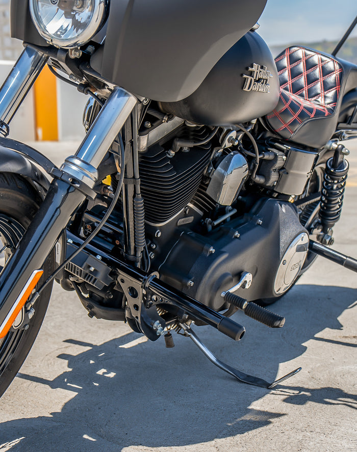 Viking Grimsteel Crash Bar/ Engine Guard for Harley Dyna Wide Glide FXDWG/I Gloss Black Life Style 4