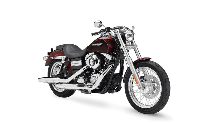 Viking Iron Born Drag Handlebar For Harley Dyna Super Glide FXD Gloss Black Handlebars on Bike @expand