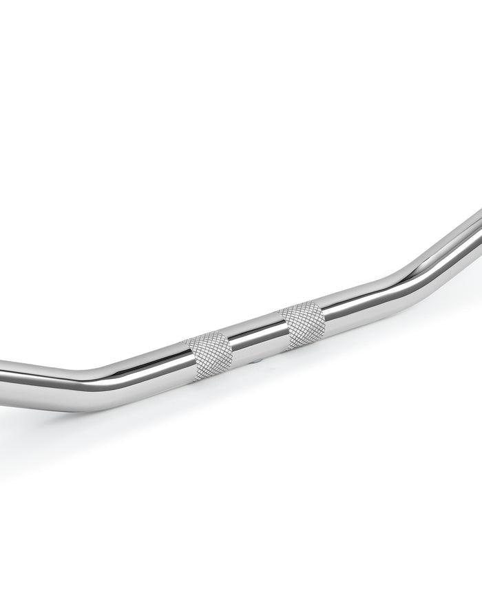 Viking Iron Born Drag Handlebar For Harley Sportster Seventy Two Chrome closeup View