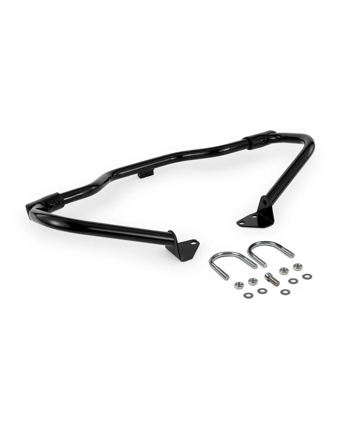 Viking Ironstrike Crash Bar for Harley Dyna Wide Glide FXDWG/I Gloss Black Front View