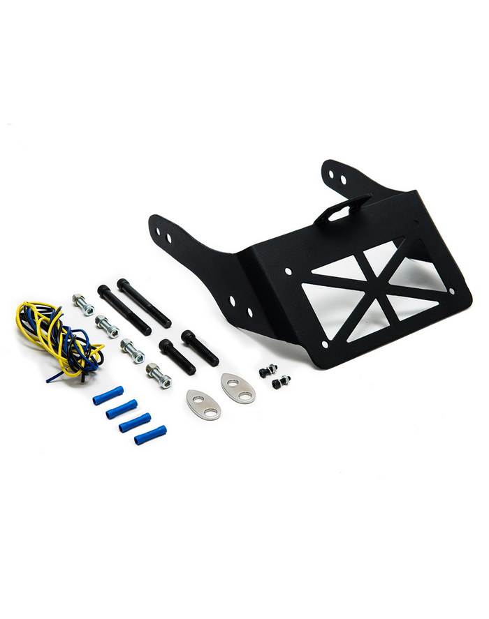 Motorcycle Licence Plate Relocation Kit For Harley Dyna Main view