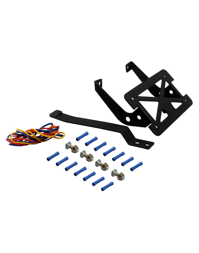 Viking License Plate And Turn Signal Relocation Kit For Harley Davidson Softail Hardware