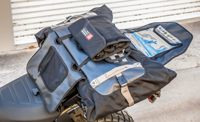 Viking Odyssey Adventure Touring Tool/Roll Bag w/ Rain Cover @expand