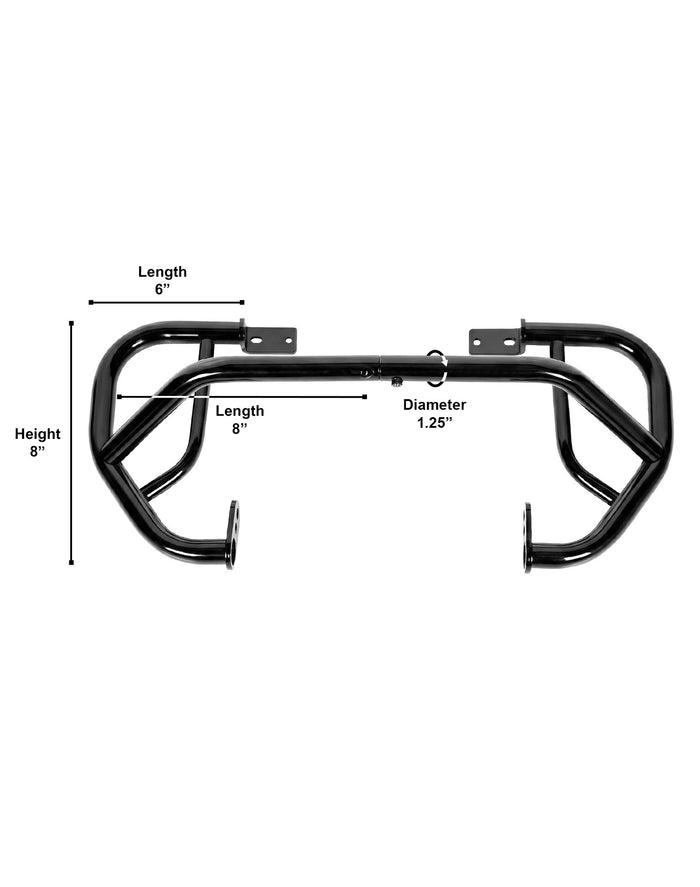 Viking Rampage Honda Rebel 300/ABS CMX300 Crash Bar/ Engine Guard Gloss Black Product Dimension