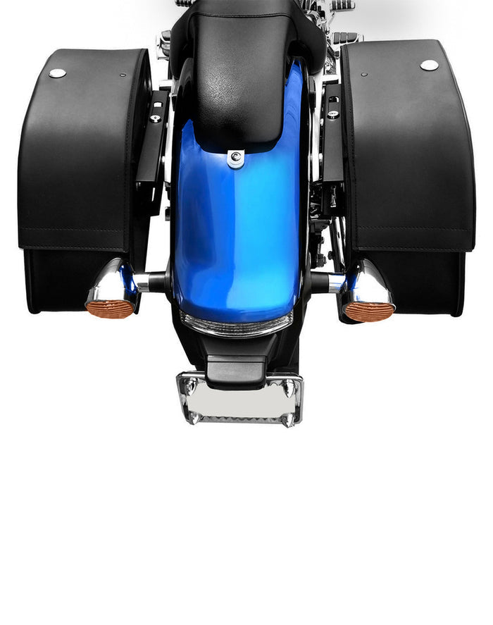 Viking Saddlebags Quick Disconnect System For Indian Chief On Bike View