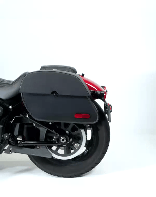Viking Saddlebags Quick Disconnect System For Victory GIF