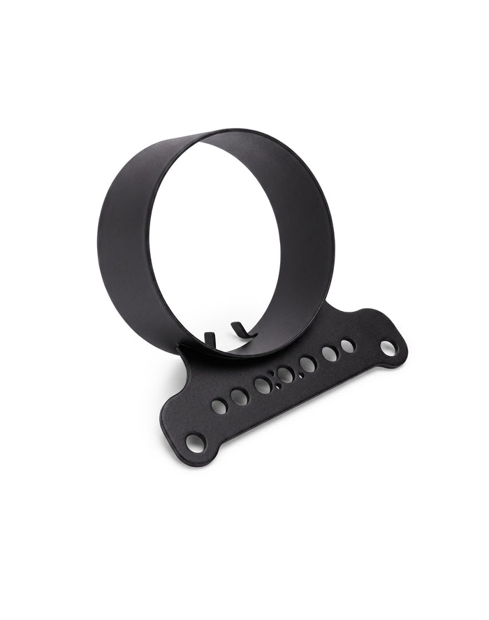 Viking Single Motorcycle Gauge Mounting Kit Matte Black Main View