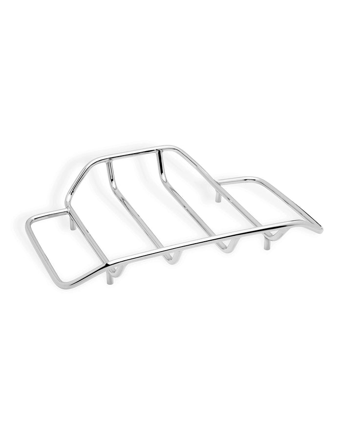 Viking Voyage Trunk Luggage Rack for Harley Electra Glide Chrome Left Side View