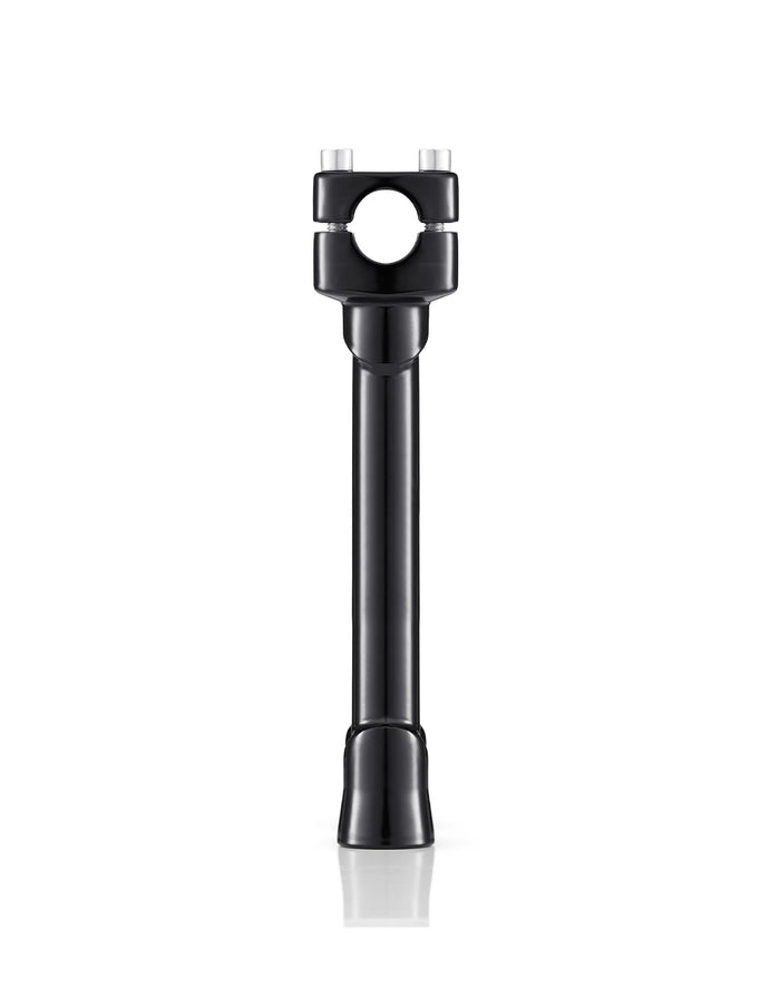 Viking Warlock 10" Handlebar Risers for Harley Dyna Low Rider FXDL/I Gloss Black Side View
