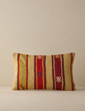 Vintage Lumbar Pillow No. 261, 12" x 20"