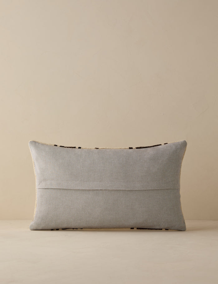 Vintage Lumbar Pillow No. 270, 12" x 20"