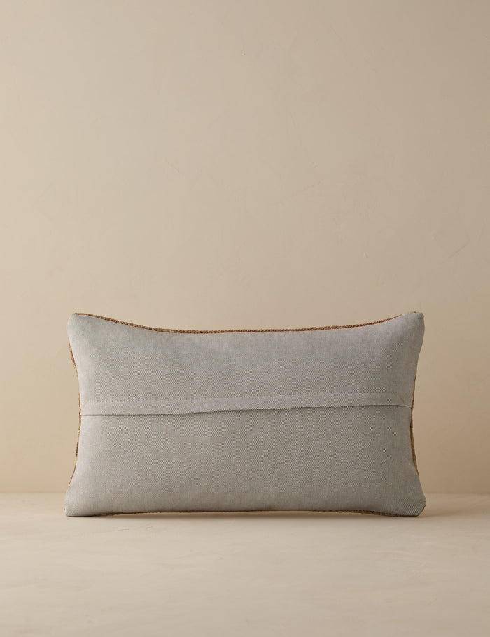 Vintage Lumbar Pillow No. 271, 12" x 20"