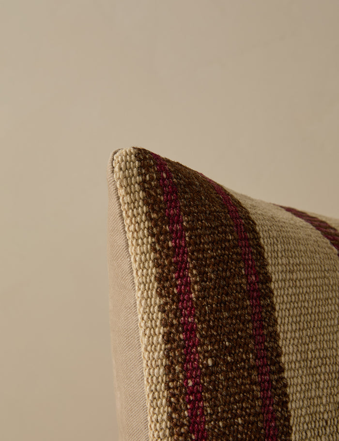 Vintage Lumbar Pillow No. 280, 12" x 20"