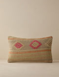 Vintage Lumbar Pillow No. 281, 12" x 20"