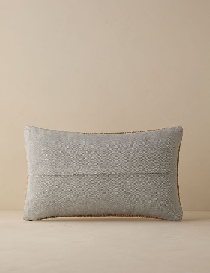 Vintage Lumbar Pillow No. 281, 12" x 20"