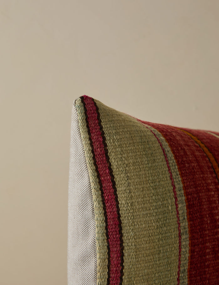 Vintage Lumbar Pillow No. 283, 16" x 24"