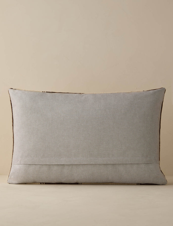 Vintage Lumbar Pillow No. 284, 16" x 24"