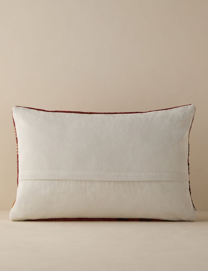 Vintage Lumbar Pillow No. 285, 16" x 24"