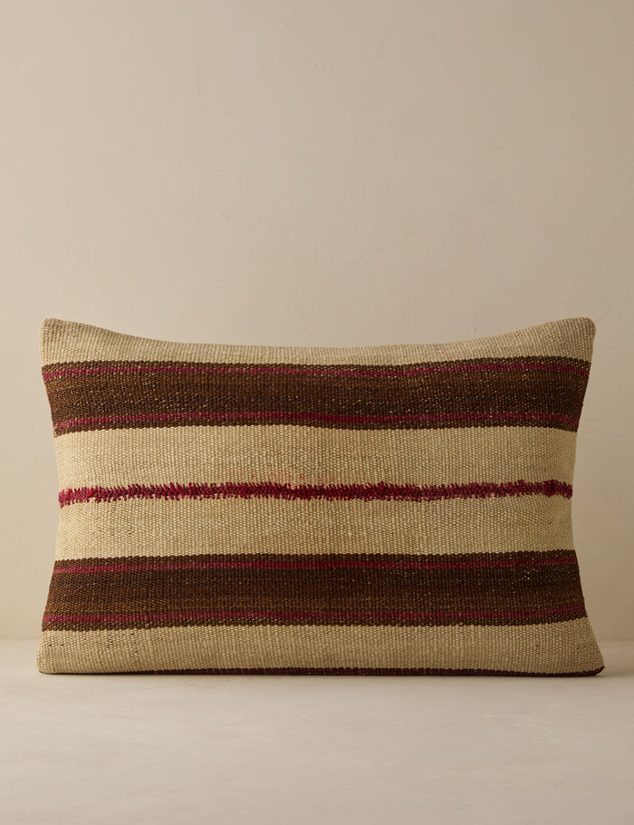 Vintage Lumbar Pillow No. 289, 16" x 24"
