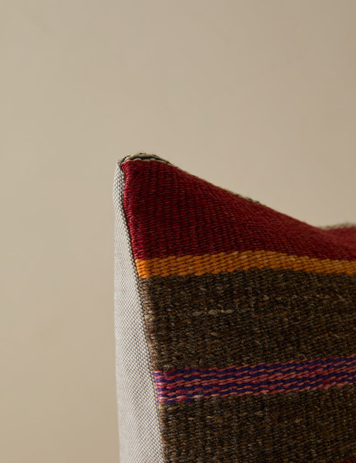 Vintage Lumbar Pillow No. 296, 16" x 24"