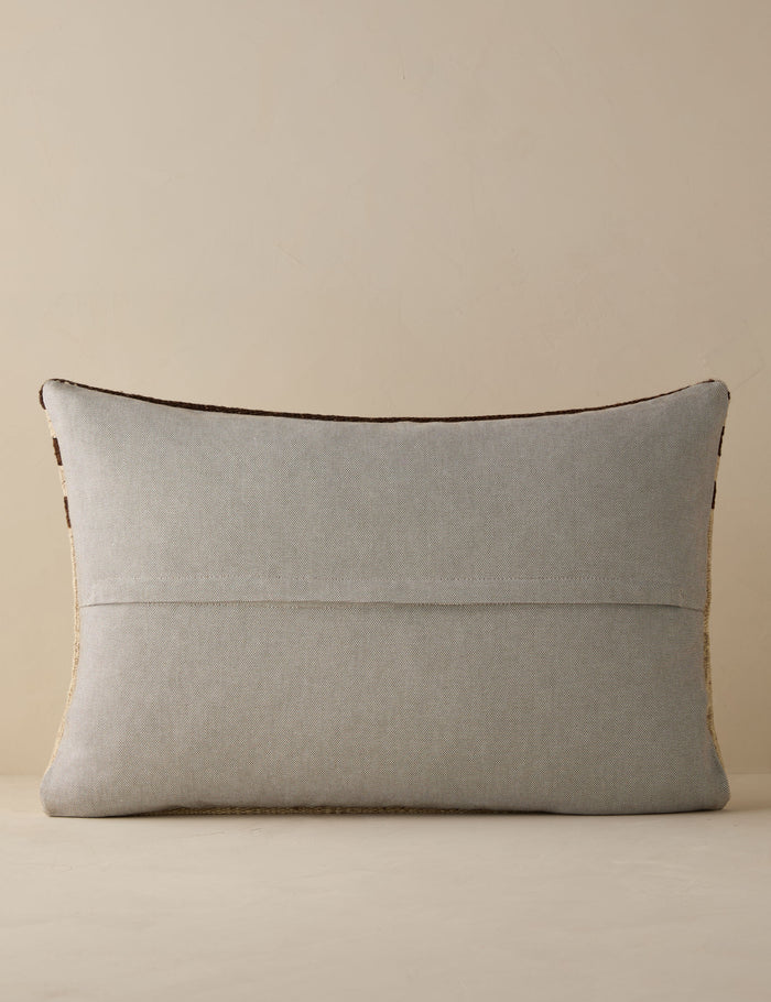 Vintage Lumbar Pillow No. 297, 16" x 24"