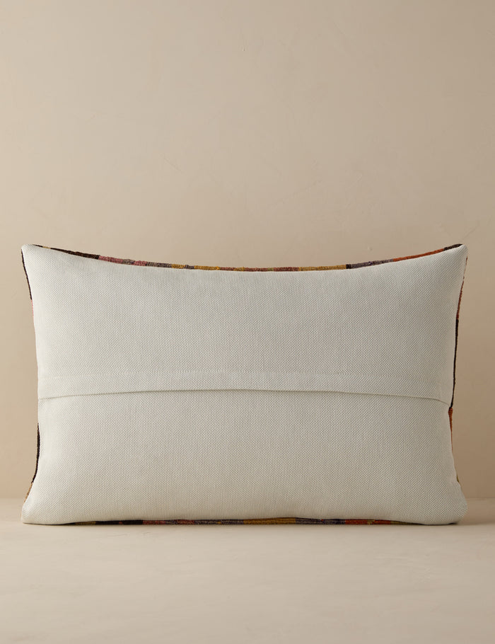 Vintage Lumbar Pillow No. 299, 16" x 24"