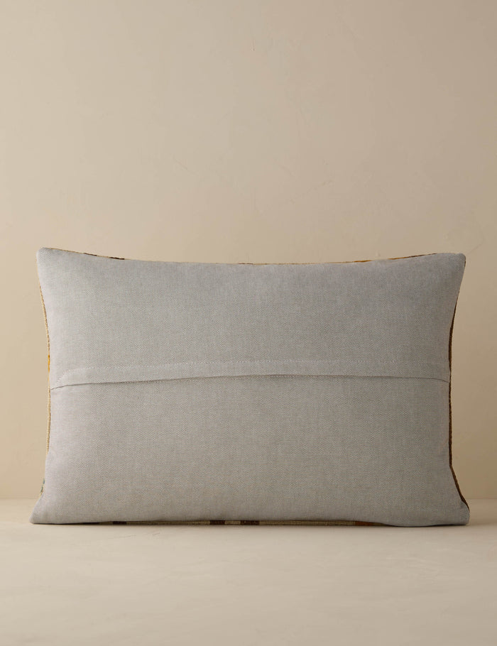 Vintage Lumbar Pillow No. 301, 16" x 24"