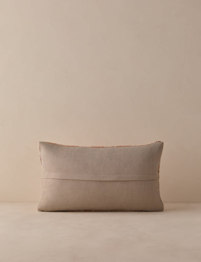 Vintage Lumbar Pillow No. 322, 12" x 20"