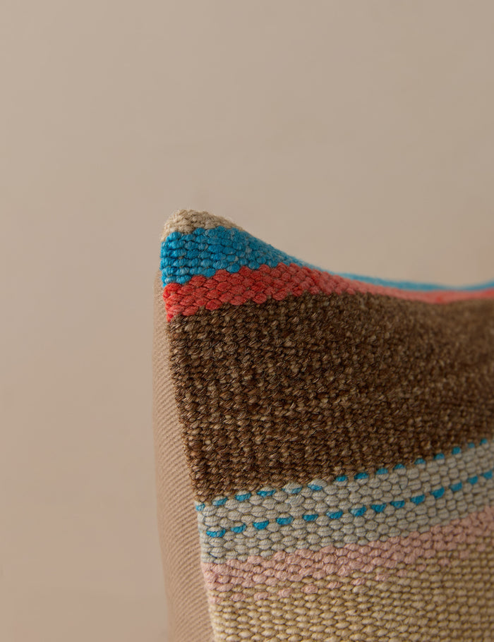 Vintage Lumbar Pillow No. 329, 12" x 20"