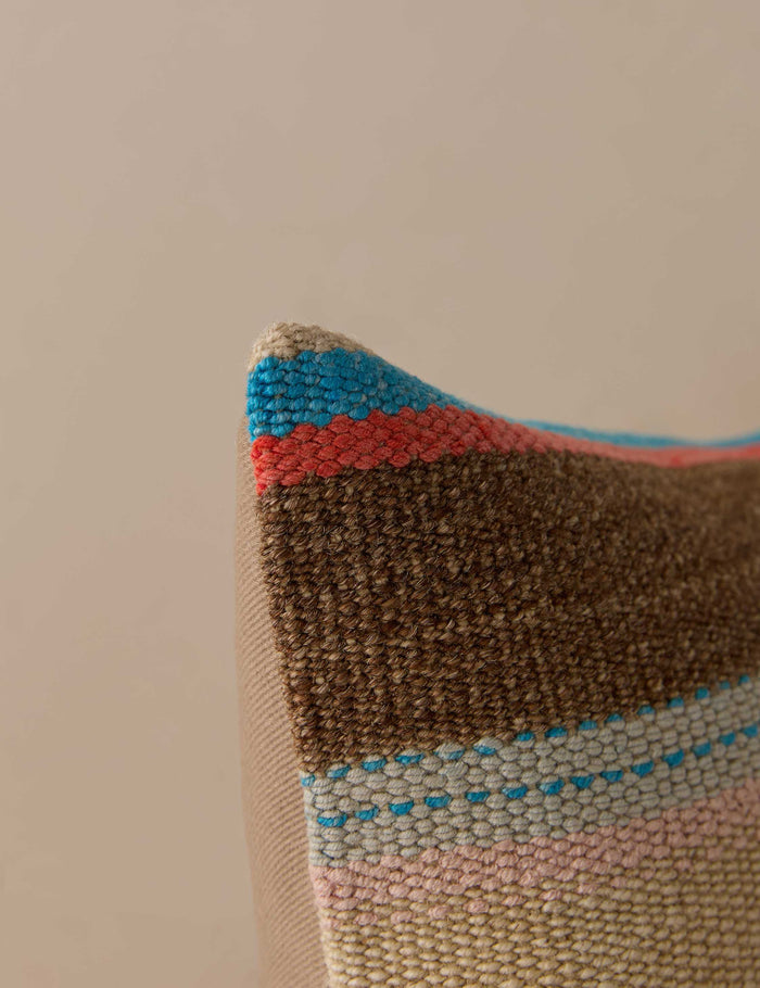 Vintage Lumbar Pillow No. 340, 12" x 20"