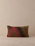 Vintage Lumbar Pillow No. 342, 12" x 20"
