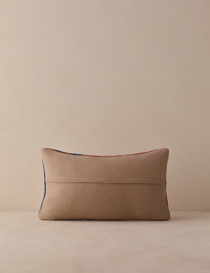 Vintage Lumbar Pillow No. 346, 12" x 20"