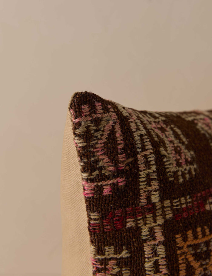 Vintage Lumbar Pillow No. 360, 16" x 24"