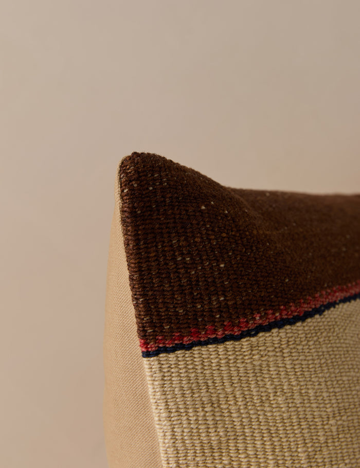 Vintage Lumbar Pillow No. 363, 16" x 24"