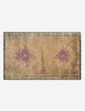 Vintage Turkish Hand-Knotted Wool Mini Rug No. 308, 1'4" x 2'